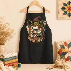 Quilty Chaos Goblin Quilting Apron