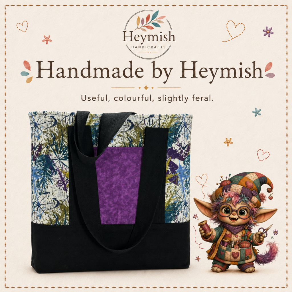 Abstract Paint Splatter Tote