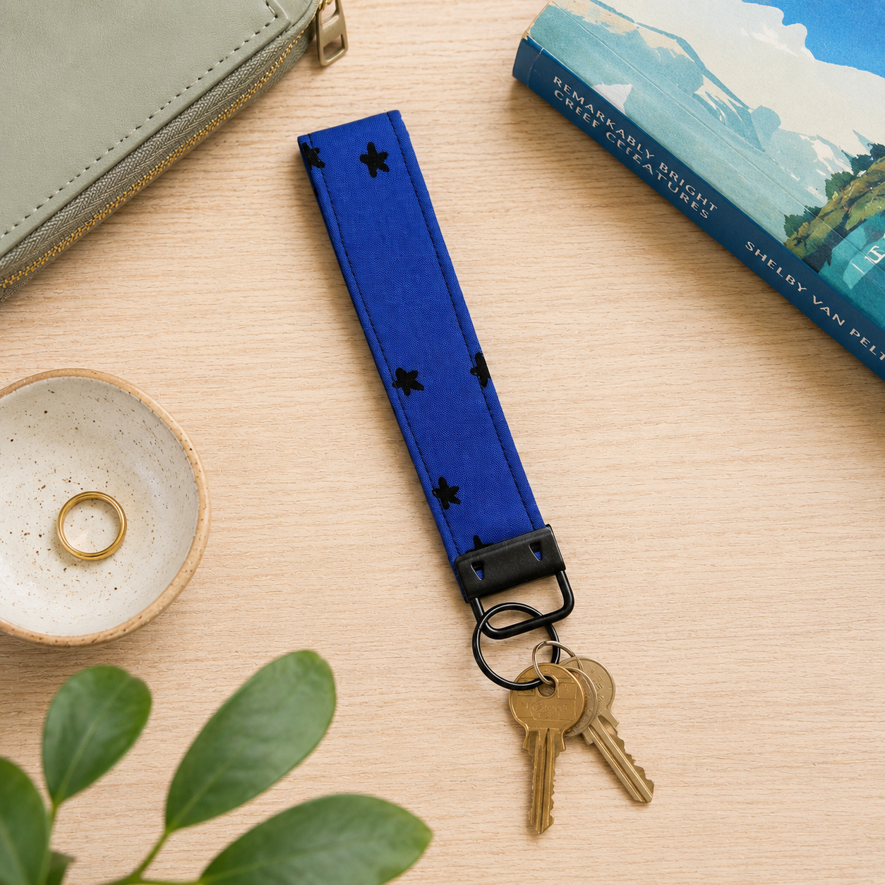 Blue Stars Keybob Wristlette - Image 2