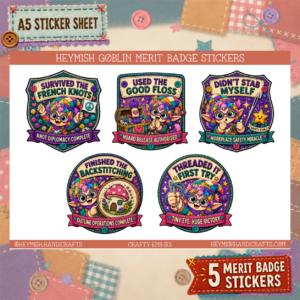 Embroidery Merit Badges – Set 01