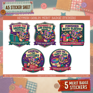 Knitting Merit Badges – Set 01