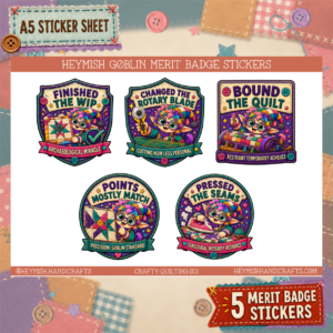 Quilting Merit Badges – Set 01