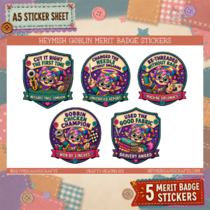 Sewing Merit Badges – Set 01