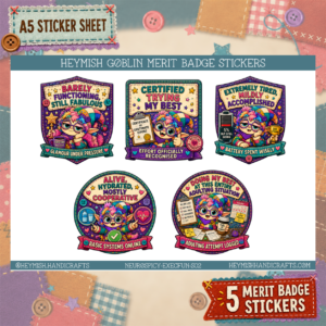 Executive Function Merit Badges – Set 02