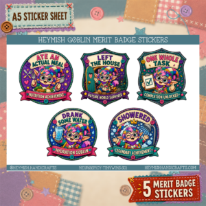 Tiny Wins Merit Badges – Set 01