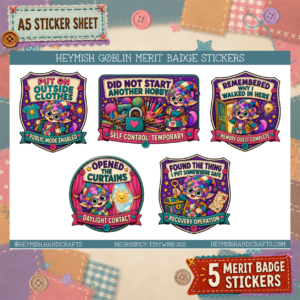 Tiny Wins Merit Badges – Set 02