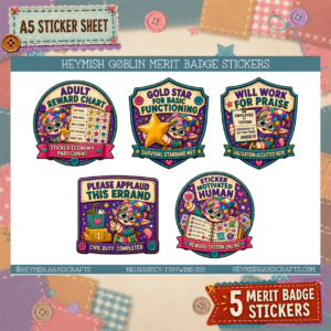 Tiny Wins Merit Badges – Set 03