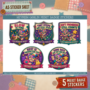 Tiny Wins Merit Badges – Set 05