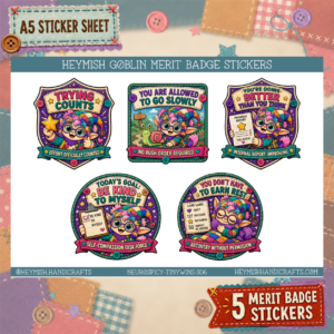 Tiny Wins Merit Badges – Set 06