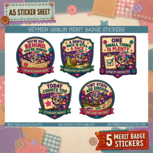 Tiny Wins Merit Badges – Set 07
