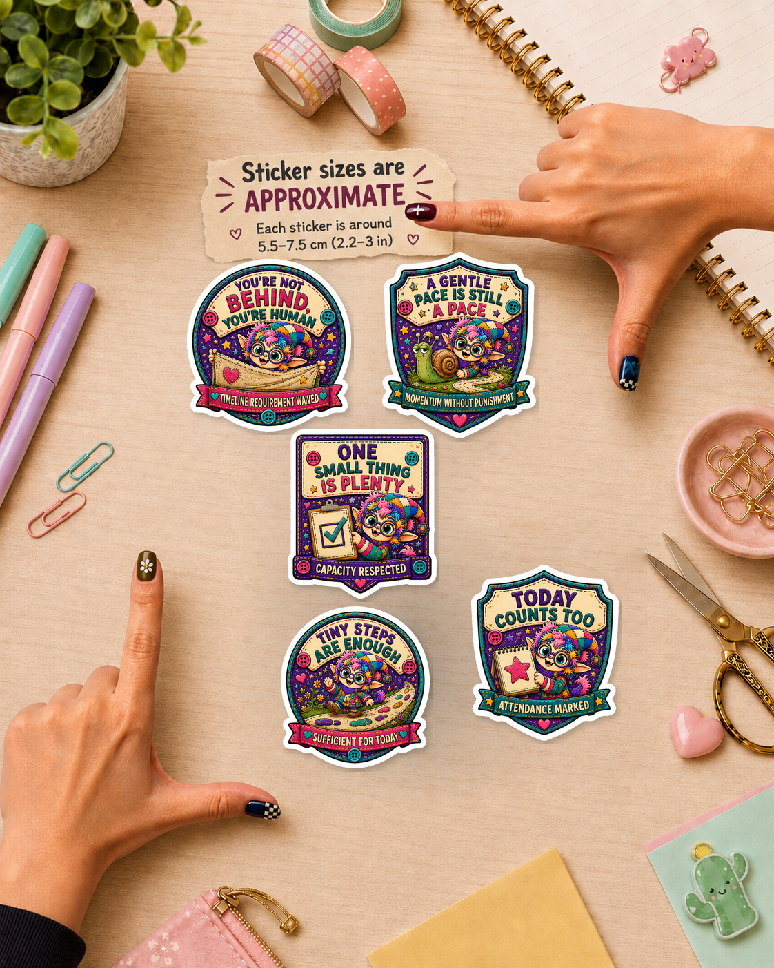 Tiny Wins Merit Badges – Set 07 - Image 2