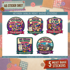 Tiny Wins Merit Badges – Set 08