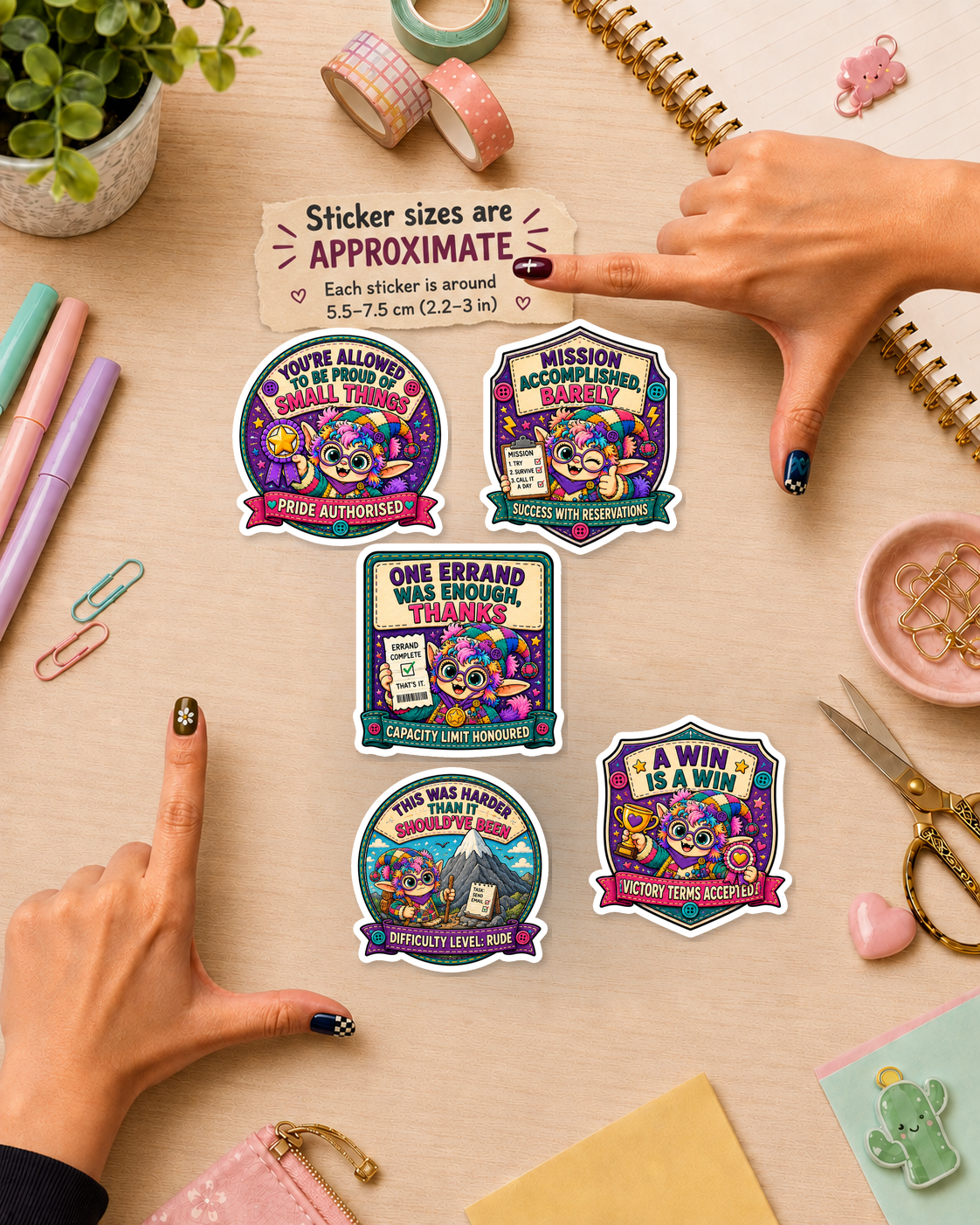 Tiny Wins Merit Badges – Set 08 - Image 2