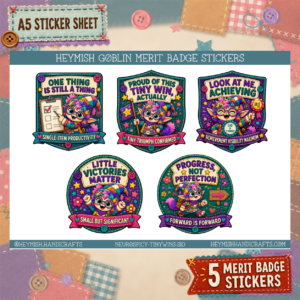 Tiny Wins Merit Badges – Set 10