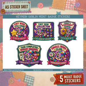 Tiny Wins Merit Badges – Set 11