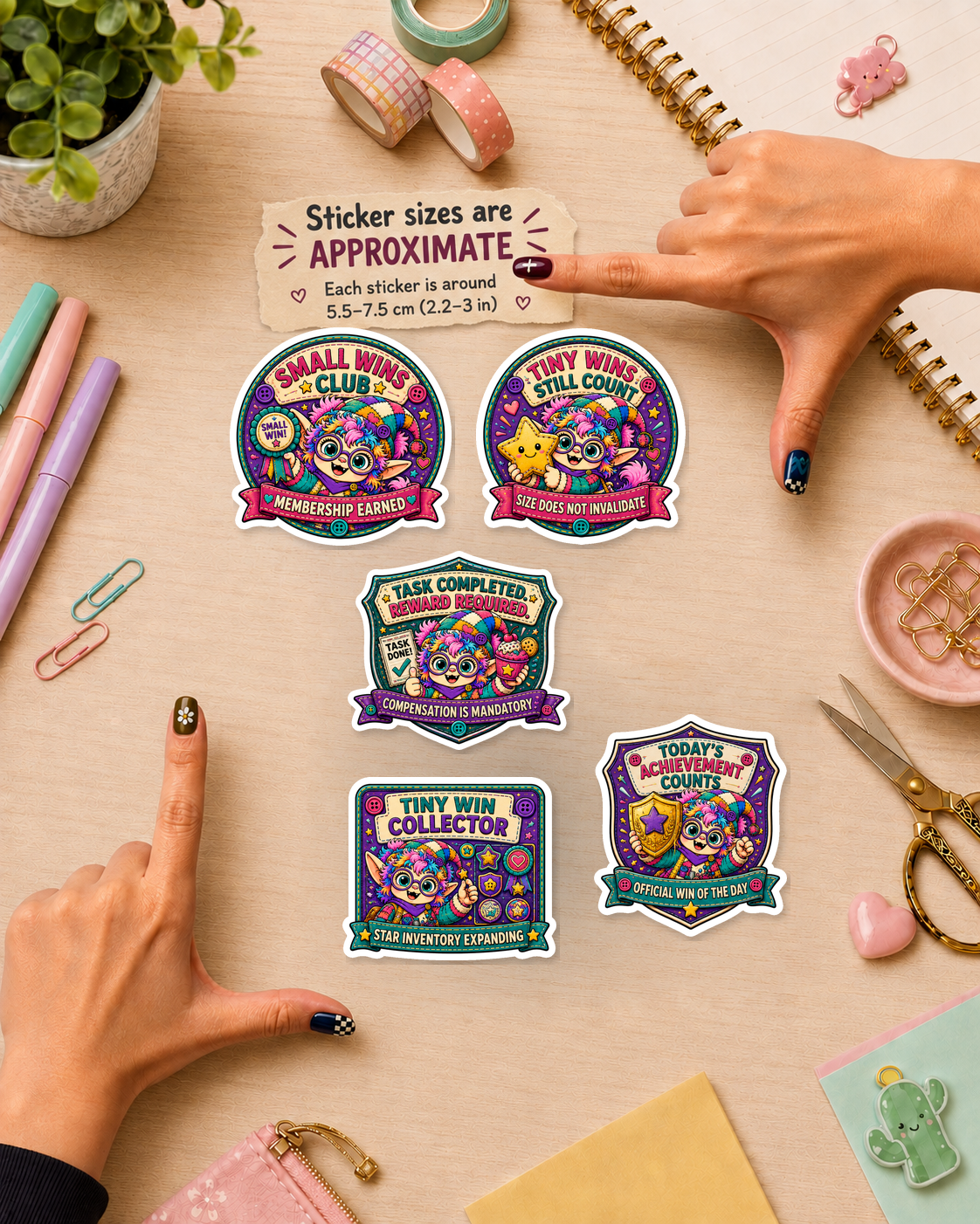 Tiny Wins Merit Badges – Set 11 - Image 2