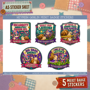 Snail Merit Badges – Set 01
