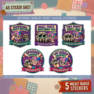 Jumping Spider Merit Badges – Set 07