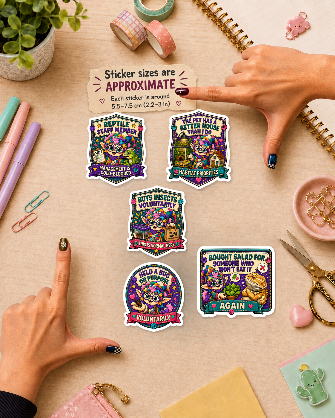 Weird Pet Merit Badges – Set 01 - Image 2