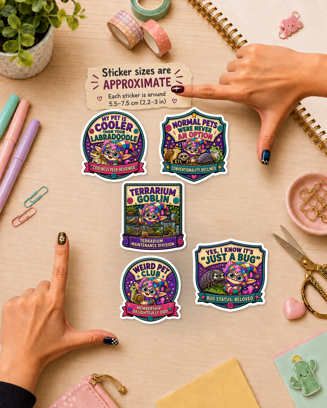 Weird Pet Merit Badges – Set 03 - Image 2